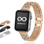 Premium Crystal Rhinestone Diamond Bling Metal Women Band Series 7 6 5